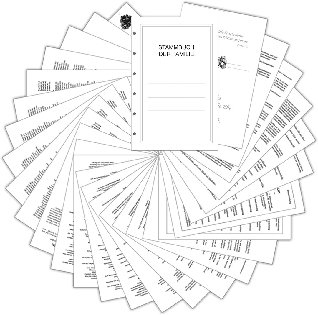 Stammbuchverlag Stammbuch Herzen, dunkelblau, Velours, Herzprägung Gold, Stammbuchformat