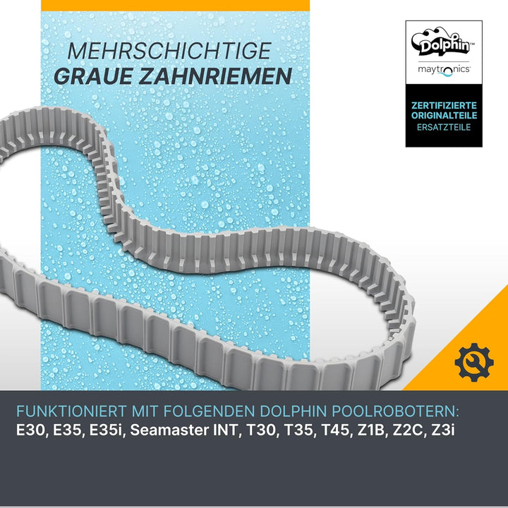 DOLPHIN Teile-Tracks grau (2 Stück) für Nautilus CC und andere, Maytronics-Teilenummer: 9983152-R2