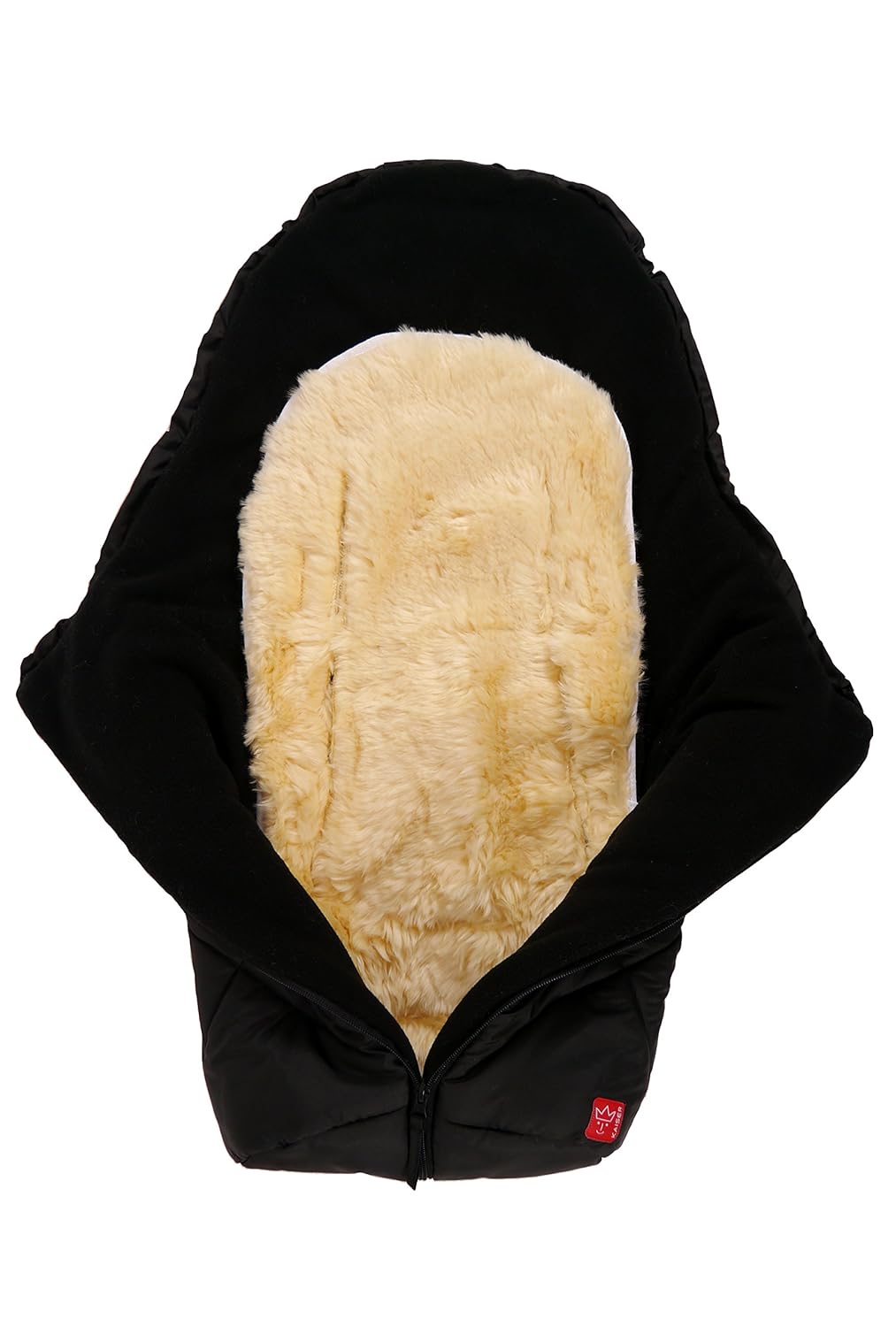 Kaiser 6535525 - Kuschelsäckchen "Little Sheepy", Farbe: schwarz black, black