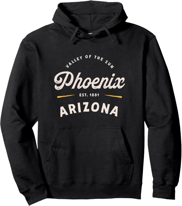 Rustic Classic Phoenix Arizona 1881 Valley Of The Sun Gift Pullover Hoodie