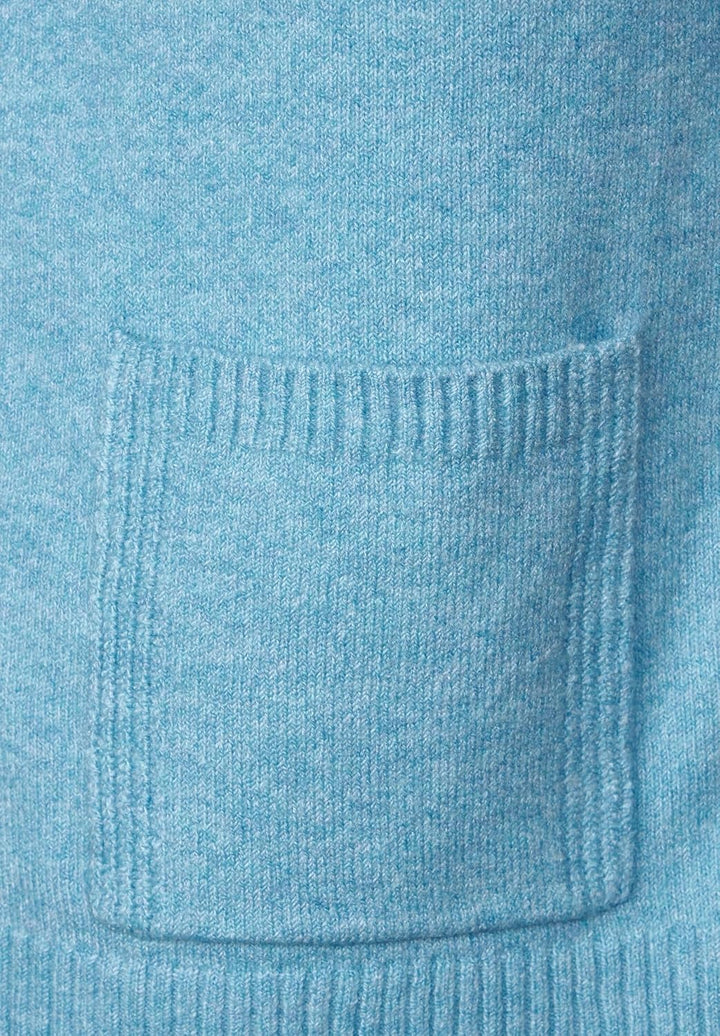 Street One Damen Strickjacke 38 Light Aquamarine Blue Mel., 38 Light Aquamarine Blue Mel.