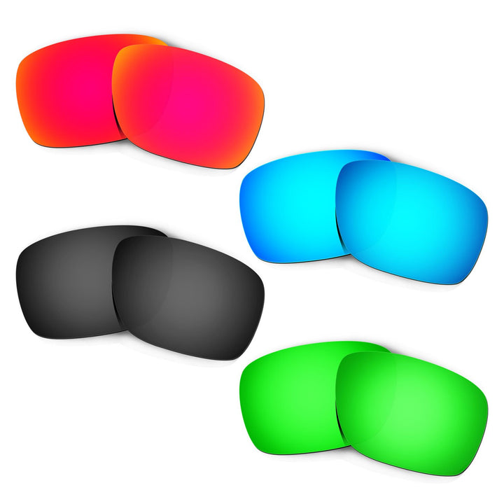 HKUCO Plus Replacement Lenses For Oakley Turbine - 4 pair Combo Pack