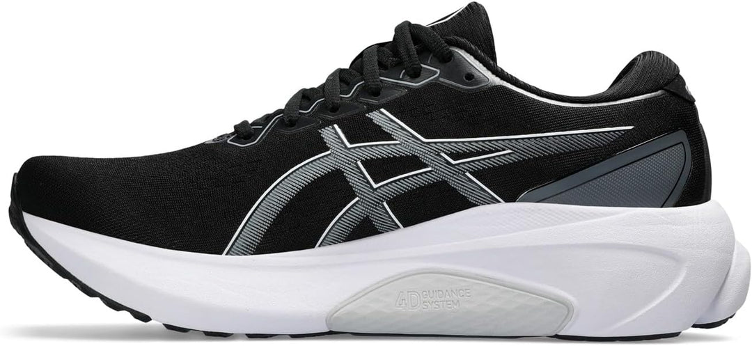 ASICS Kayano 30 Man Running Shoes Blue White 42 EU Schwarzgrau, 42 EU Schwarzgrau