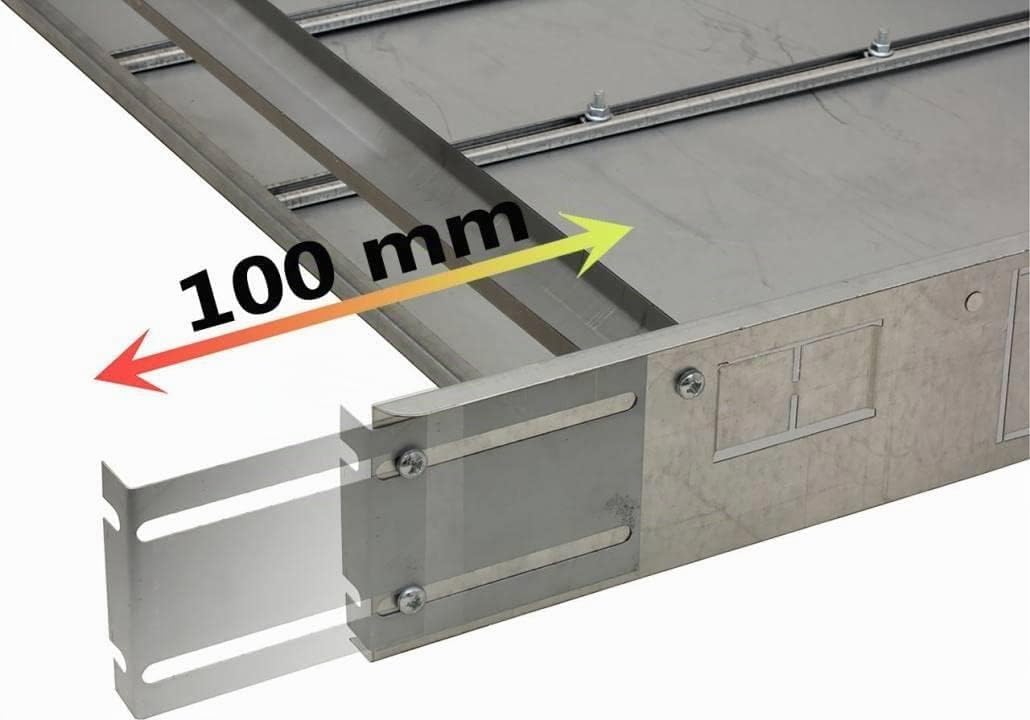 Verteilerschrank Unterputz bis max.7 Heizkreise zur Selbstmontage für Fussbodenheizung