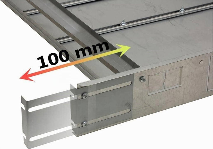 Verteilerschrank Unterputz bis max.7 Heizkreise zur Selbstmontage für Fussbodenheizung