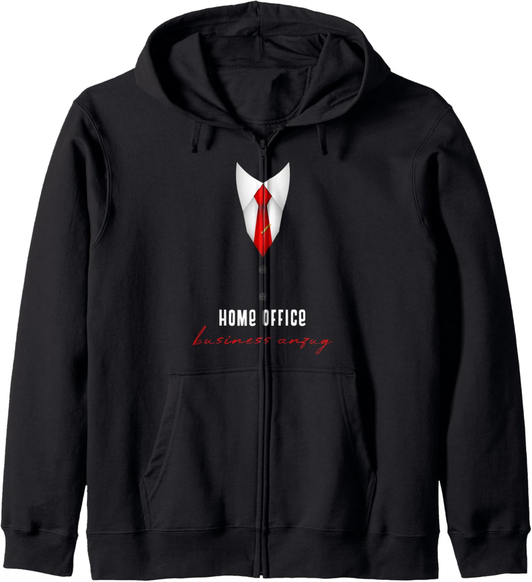 Herren Business Anzug Home Office lustig krawatte Geschenk Kapuzenjacke