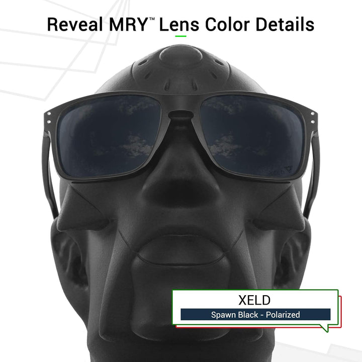 Mryok Ersatzgläser für Oakley Fives Squared - Options Xeld Polarisiert - Spawn Black, Xeld Polarisie