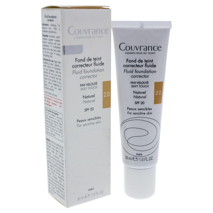 Avène Fluid Foundation Corrector SPF20, 30 ml 30 ml (1er Pack) No Color, 30 ml (1er Pack) No Color