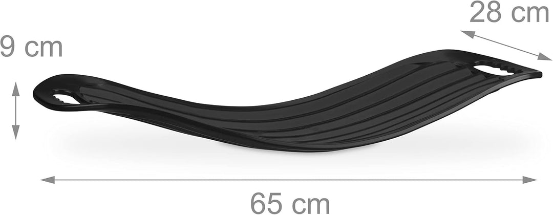 Relaxdays Twist Board, handliches Balance Board für Ganzkörpertraining, belastbares XL Workout Board