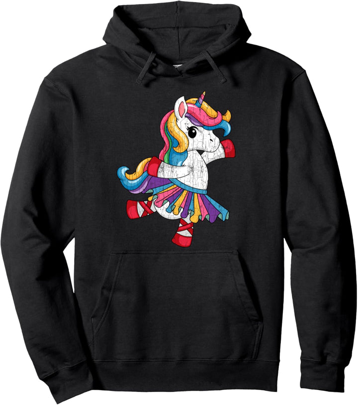 Lustiges Ballerina Ballett Tänzer Design für Mädchen Pullover Hoodie