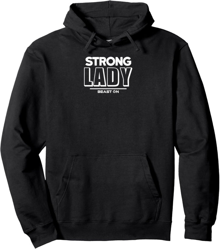 Strong Lady Bodybuilding Fitness Motivation Gym Training Pullover Hoodie