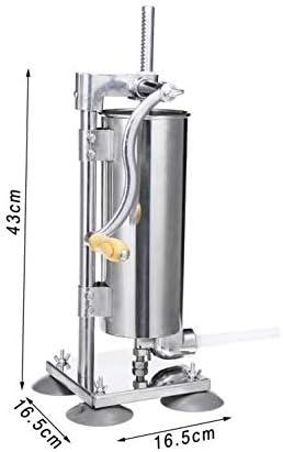 Wurstmaschine aus Stahl, Wurstfüller für Fleisch, aus Edelstahl, manuelle Wurstmaschine, vertikale W