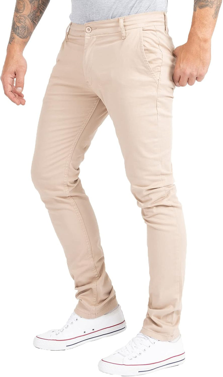 Indumentum Chino Hose Basic Slim Fit IS-305 31W / 30L Beige, 31W / 30L Beige