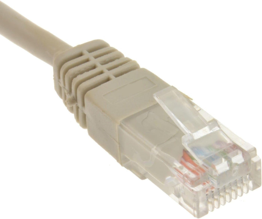 Grey Netzwerk Ethernet RJ45 Cat-5E UTP Patchkabel LAN Kupfer Kabel Anschlusskabel 30 m [30 Meter/30m
