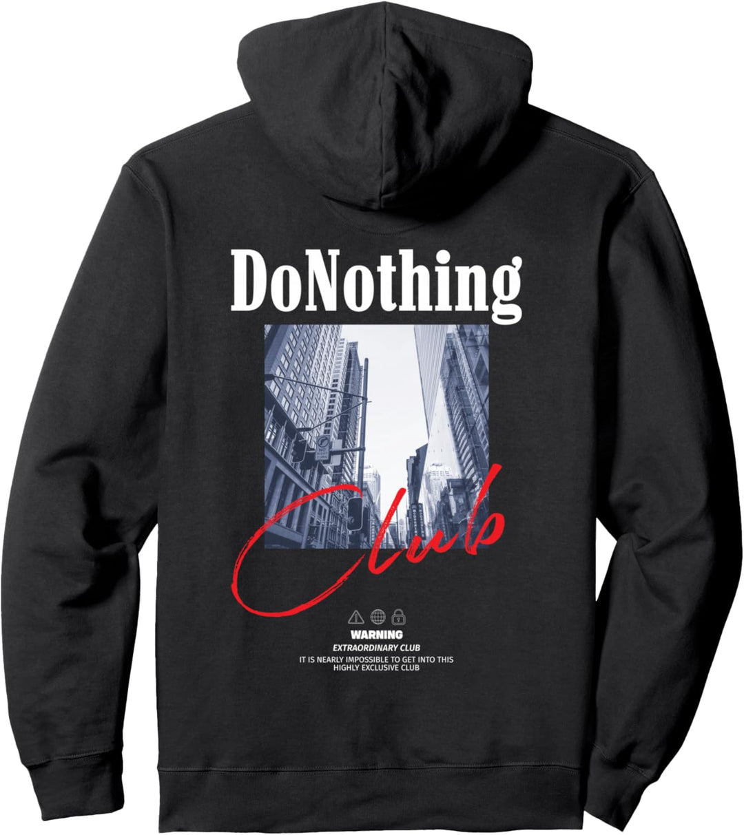 Do nothing club Outfit - Aesthetic Racing Clothes Pullover Hoodie