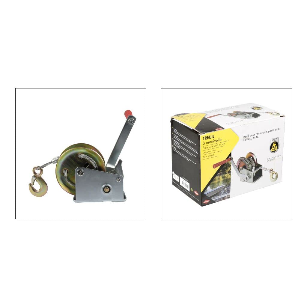Cogex 70216 Handkurbel-Seilwinde + 10 m Kabel