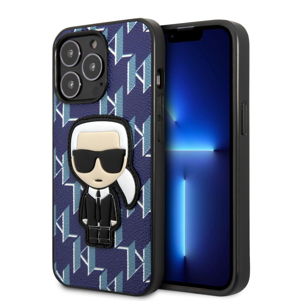 KARL LAGERFELD KLHCP13XPMNIKBL Hülle für iPhone 13 Pro Max 6,7" hardcase blau Mo
