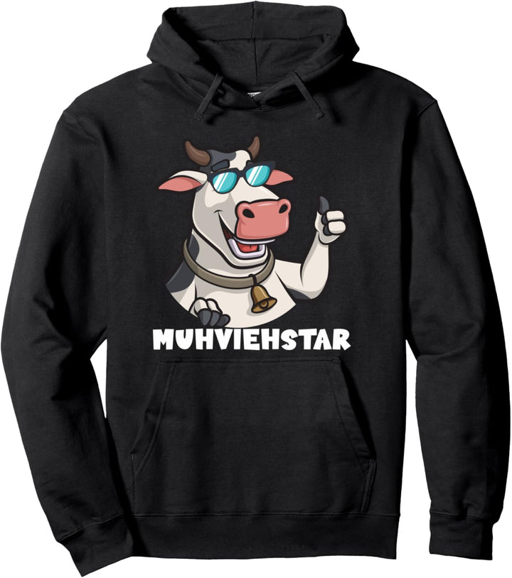 Landwirt Bauer Kühe Lustiges Film Kuh Pullover Hoodie