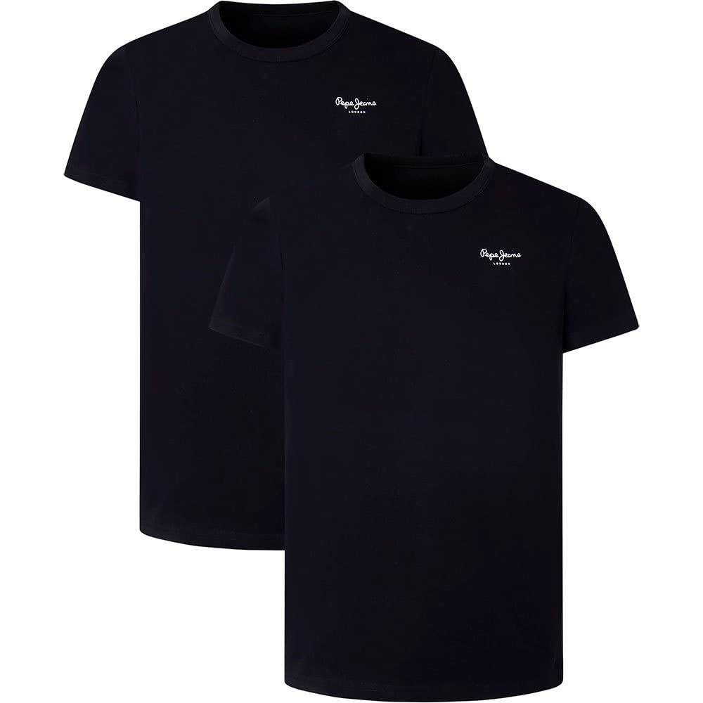Pepe Jeans Herren Underwear (2er Pack) M Black (Black), M Black (Black)