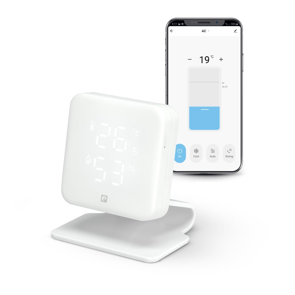 Garza - Smarthome – Smarter WLAN-Infrarot-IR-Controller (2,4 GHz) für Klimaanlagen mit Temperatur- u