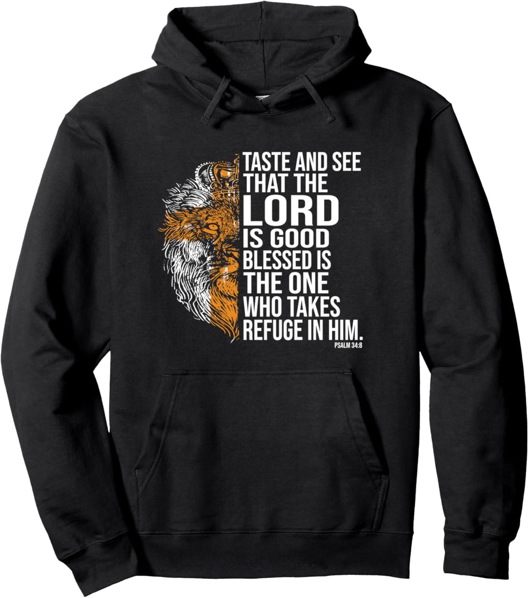 Glaube an Gott - Psalm Christliche Bibel Pullover Hoodie