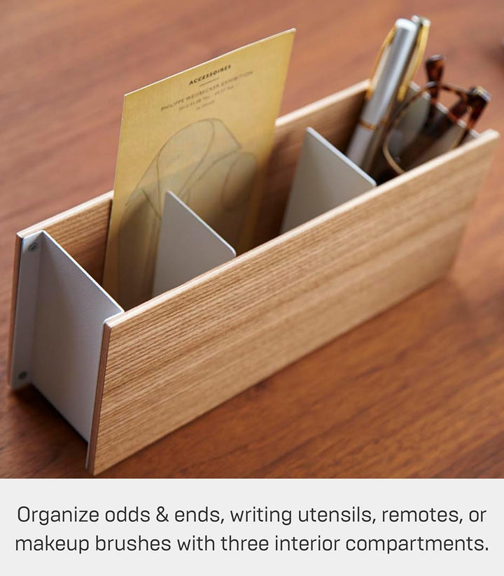 Pen &amp; Remote Rack - Rin - natural Weiss, Weiss