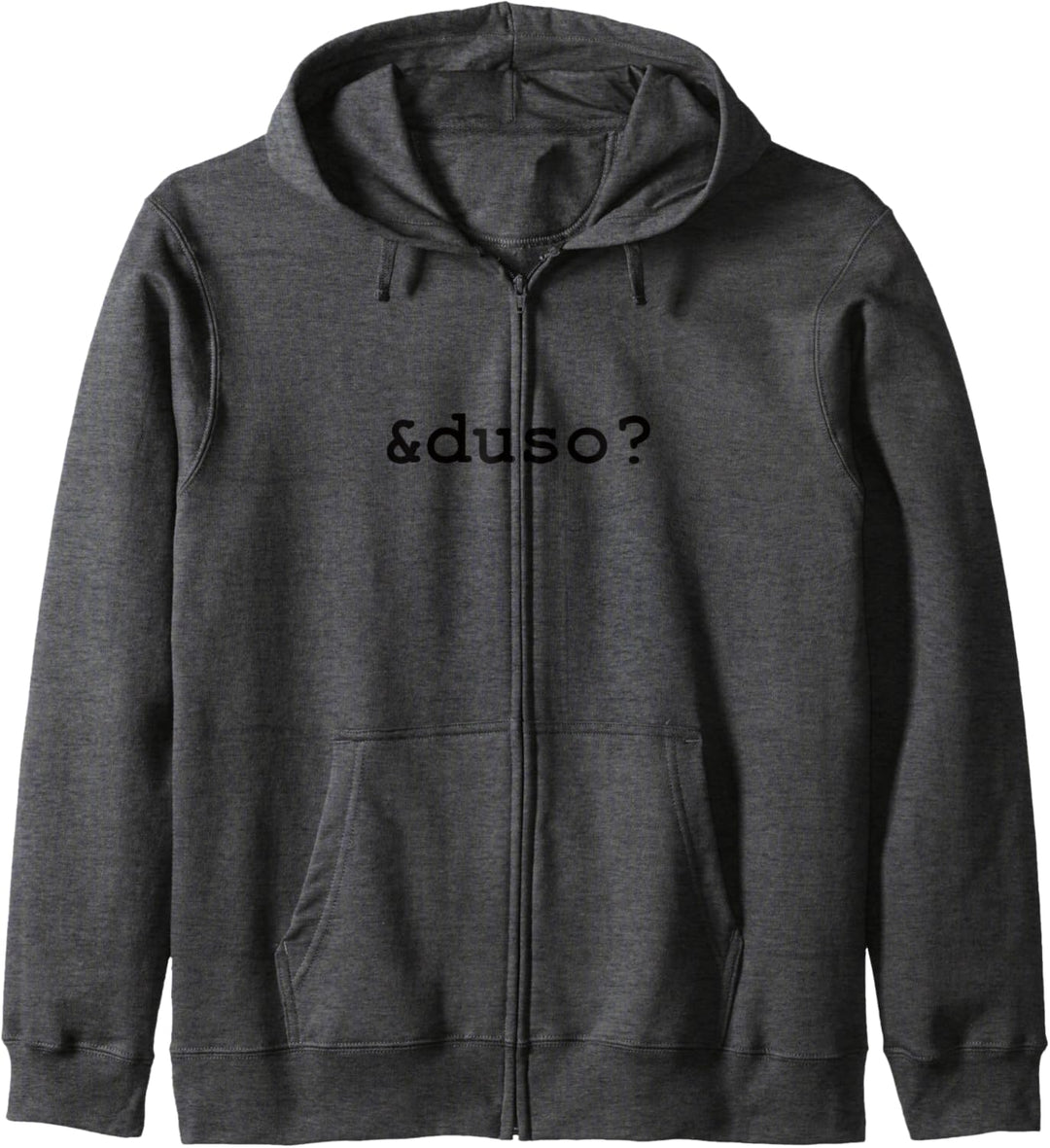&duso? Lustiger Spruch Outfit Geschenk Fun Jungen Mädchen Kapuzenjacke
