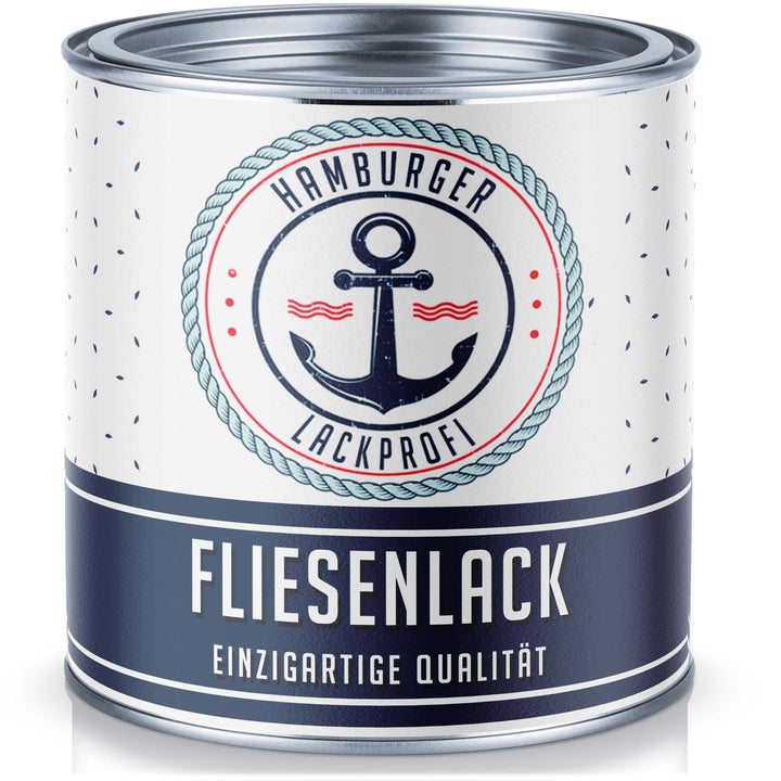Fliesenlack MATT Lehmbraun RAL 8003 Braun Fliesenfarbe im SET // Hamburger Lack-Profi (20 L), 20 L