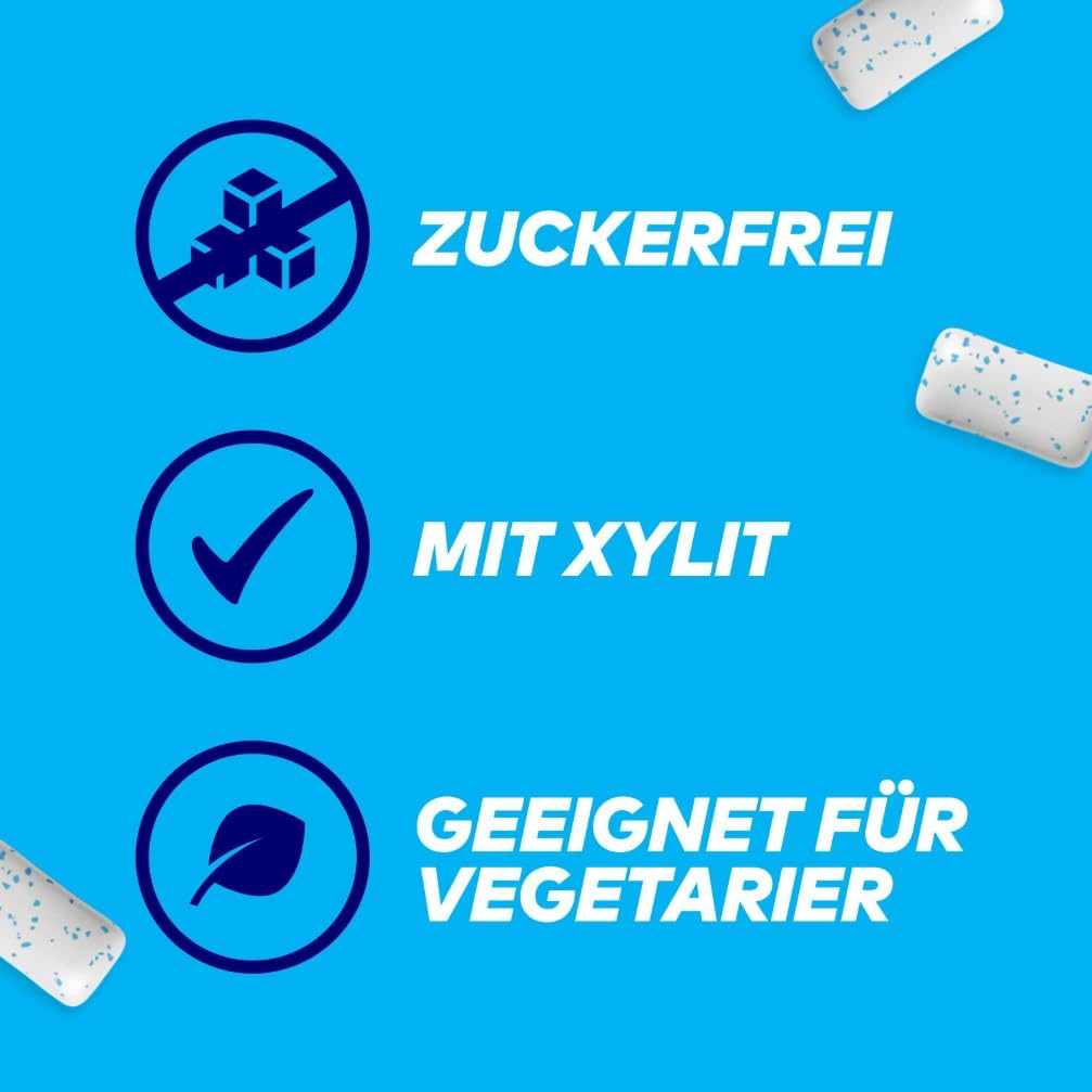 Extra Professional Fresh Erdbeere, Zuckerfreier Kaugummi, Multipack mit 30x10 Dragees, Für frischen