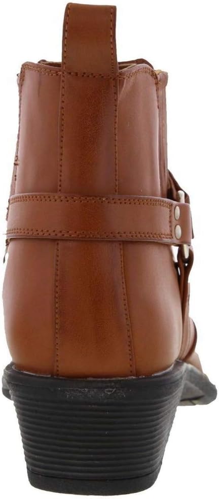 Us Messing Cuban Heel Steigbügel Western Kuh Stiefel 42.5 EU Braun, 42.5 EU Braun