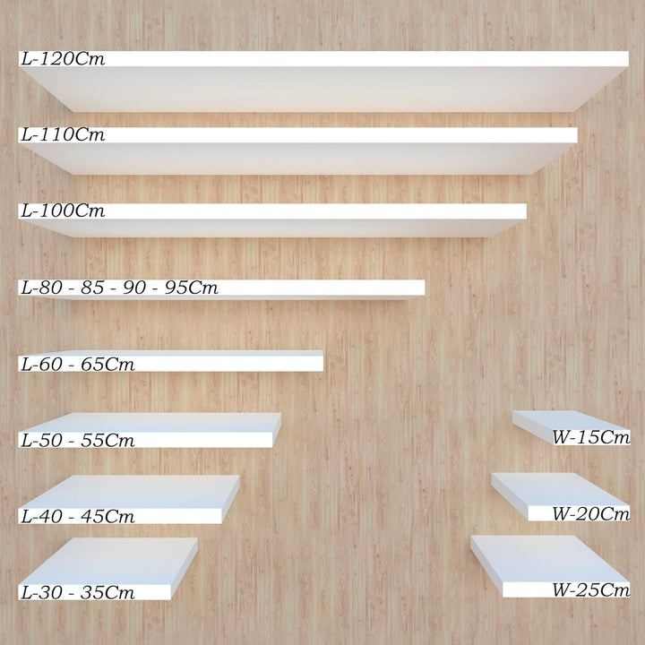 Henor Wandregal FSC® Holzwandregal 30 x 15 x 2.5 cm. Laden Sie 30 kg. Weiss 30 Weiss 15 Cm, 30 Weiss
