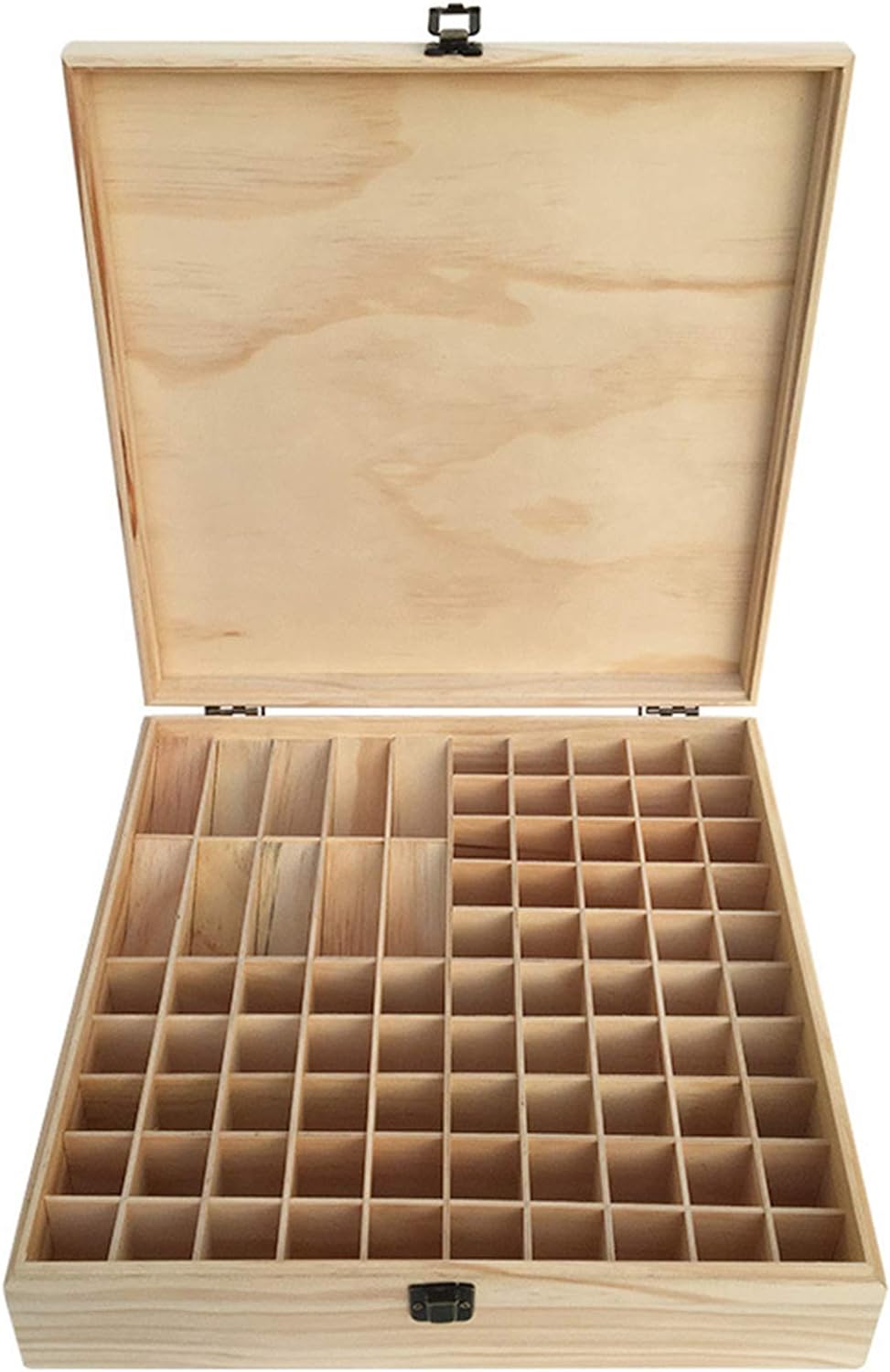 RoseFlower Bambus Ätherisches Öl Organisator Behälter Duftöle Display Ständer, 85 Löcher Aufbewahrun