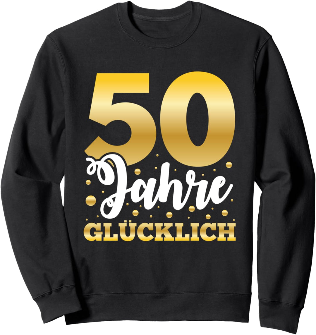 Goldene Hochzeit Jubiläum Goldhochzeit Hochzeitstag Geschenk Sweatshirt