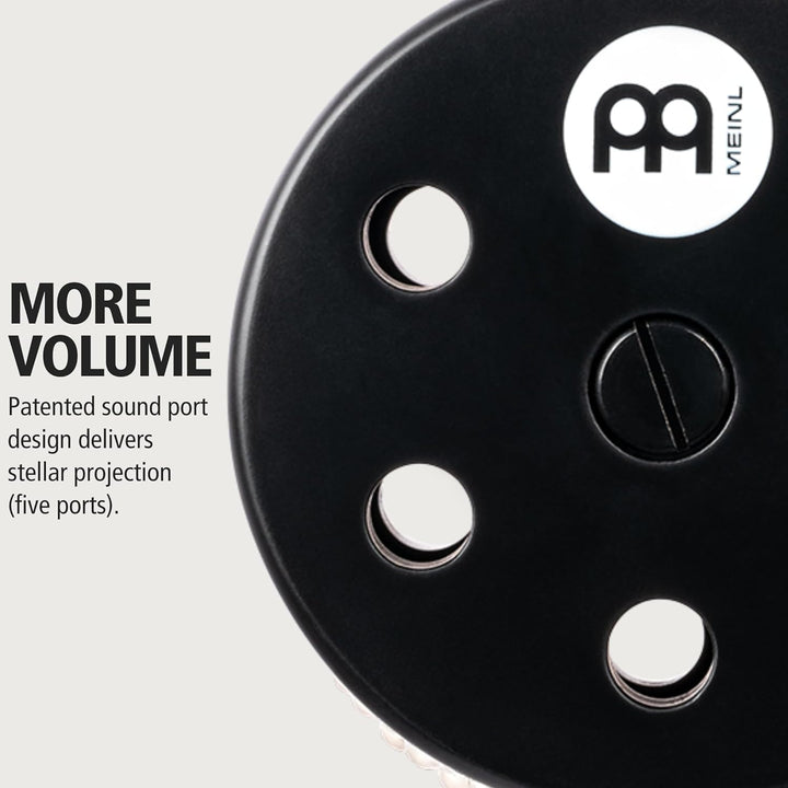 Meinl Percussion CA5BK Turbo Cabasas (Regular), schwarz