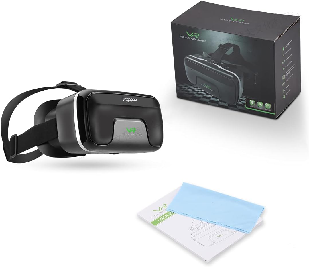 VR Brille 3D für Handy, 3D Brille Virtuelle Realität,HD VR für Filme & Spiele, Kompatibel mit nahezu