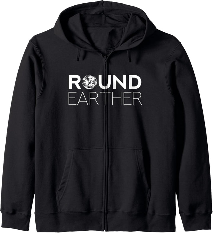 Round Earther - Lustiger Verschwörungstheoretiker Spruch Kapuzenjacke