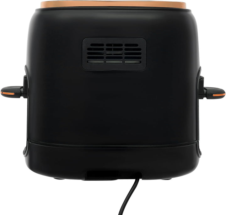 Heissluftfritteuse 4L, Air Fryer mit Frittierkorb aus Glas, Digitalem LED-Touchscreen, 1-120Min, Sic