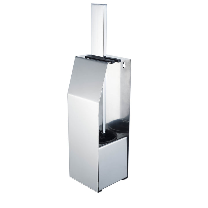 HACEKA Edge Toilettenbürste, freistehend, verchromt, 1143817 Toilettenbürstenhalter freistehend, Toi