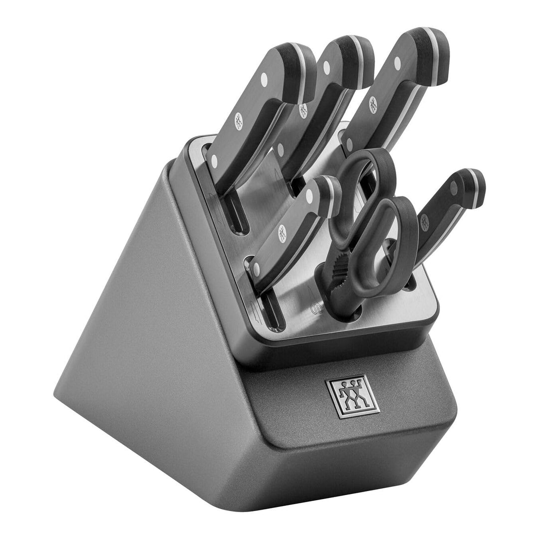 Messerblock Set Selbstschärfend / Esche / 7-teilig