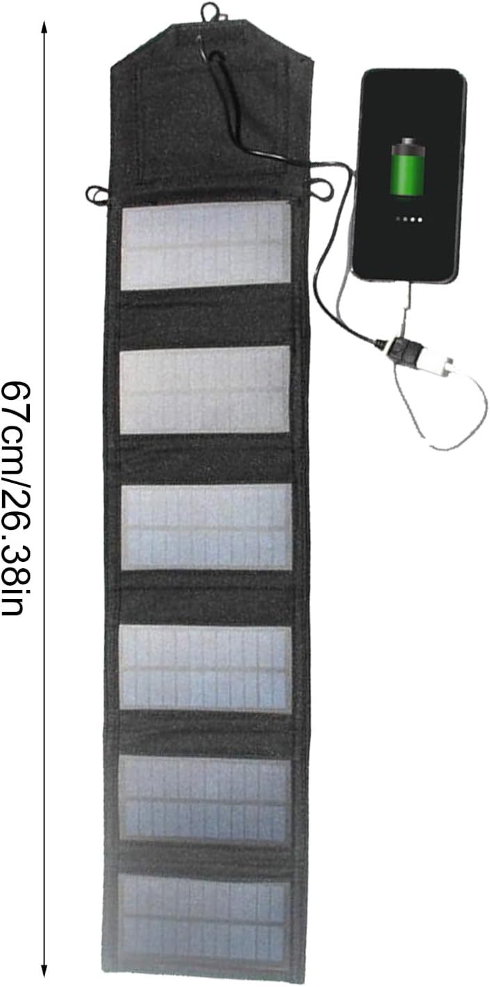 Camping Solarpanel,72W Solarpanel Ladegerät - Wasserdicht Leichtes System Mit Controller Laden Für A