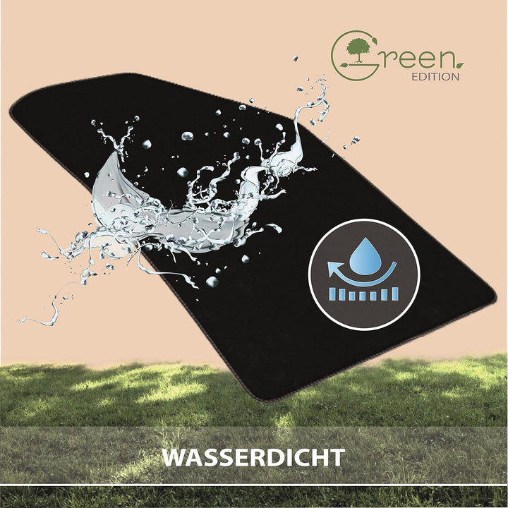 MAT10 Green Edition – Auto-Fussmatten passend für VW Touran 1 (BJ 09/2010-08/2015, 5-Sitzer, GP2, Ty