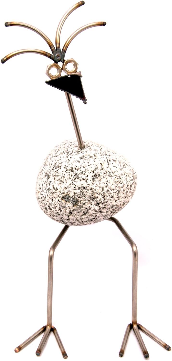 Gebrüder Lomprich Steinvogel Edelstahl SV 204, Höhe ca. 30 cm