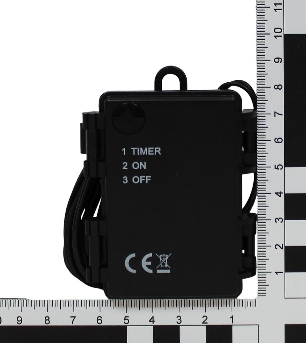 ZICOM Krippenzubehör Miniaturzubehör Batteriebox für 3X AA, ON/Off/Timer mit 3 LED, 4,5 Volt Kabellä