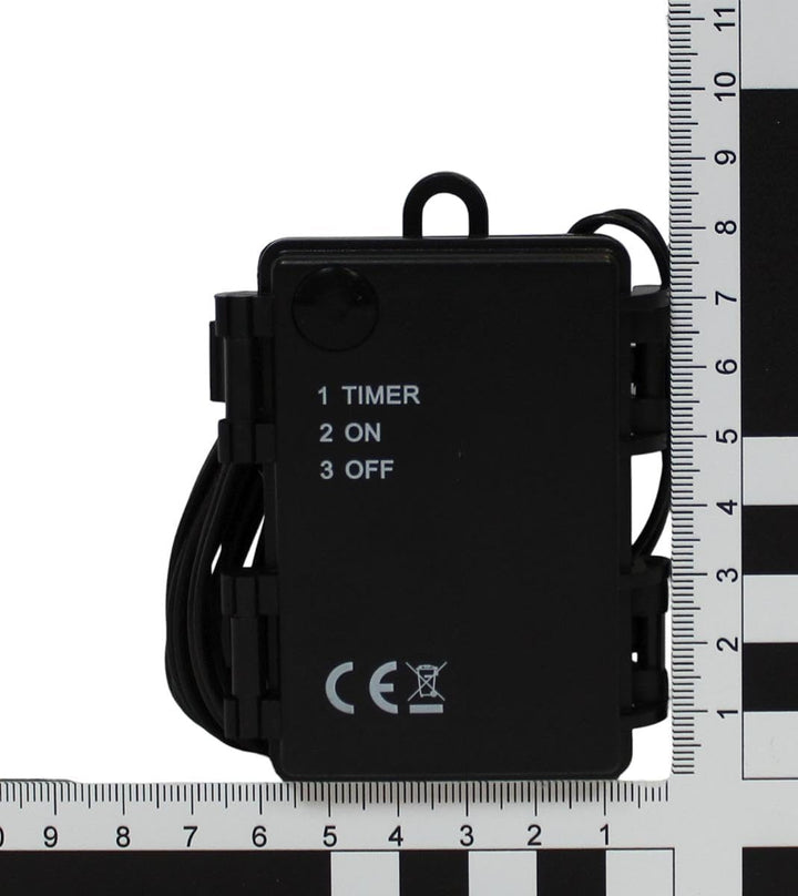ZICOM Krippenzubehör Miniaturzubehör Batteriebox für 3X AA, ON/Off/Timer mit 3 LED, 4,5 Volt Kabellä