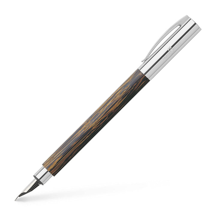 Faber-Castell 148172 - Füllfederhalter AMBITION Cocos, Federbreite EF, inkl. Geschenkverpackung und
