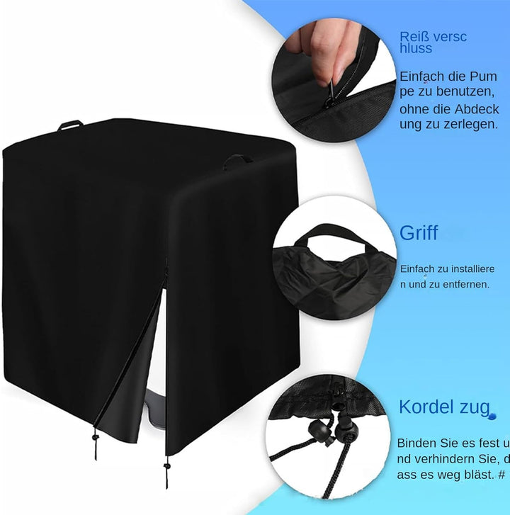 Poolpumpe Abdeckung Poolfilter Abdeckung Abdeckung Für Sandfilteranlage Pool Robustes Poolpumpengehä