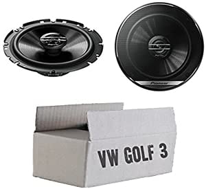 VW Golf 3 - Lautsprecher Boxen Pioneer TS-G1720F - 16,5cm 2-Wege Koax Koaxiallautsprecher Auto Einba