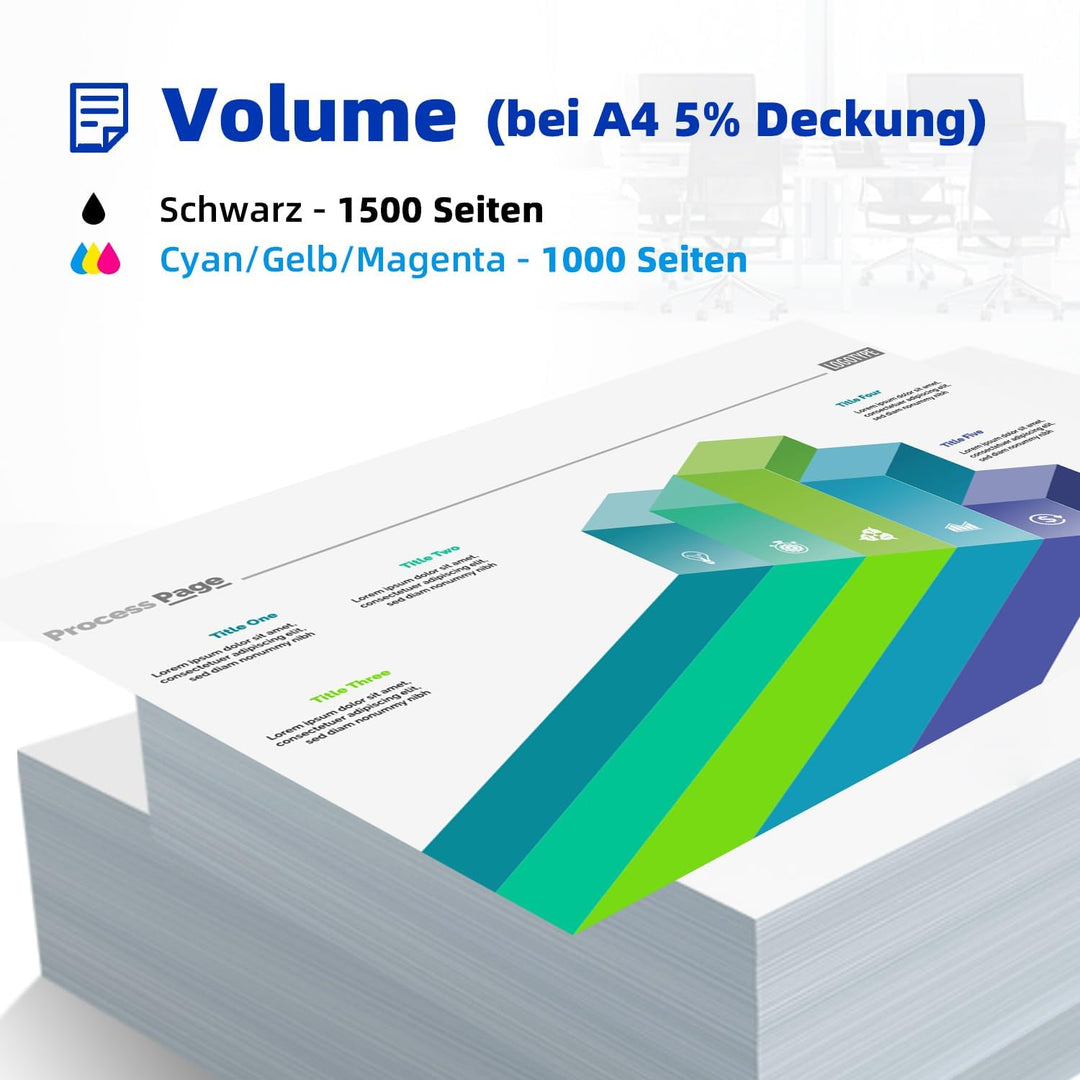 Koala Kompatibel Tonerkartusche Ersatz für Samsung CLT-K406S CLT-P406C für Xpress C460W C460FW C410W