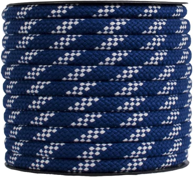 Cordamarket Cord Skota Nylon 10 mm Platinium Line blau/weiss 25 m