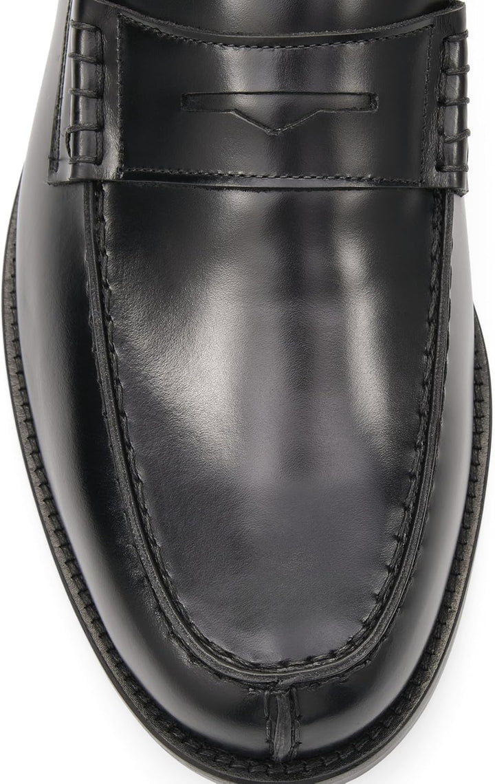 Bootsschuh Aus Seidenmattem Kalbsleder In Braun 43 EU Schwarz, 43 EU Schwarz